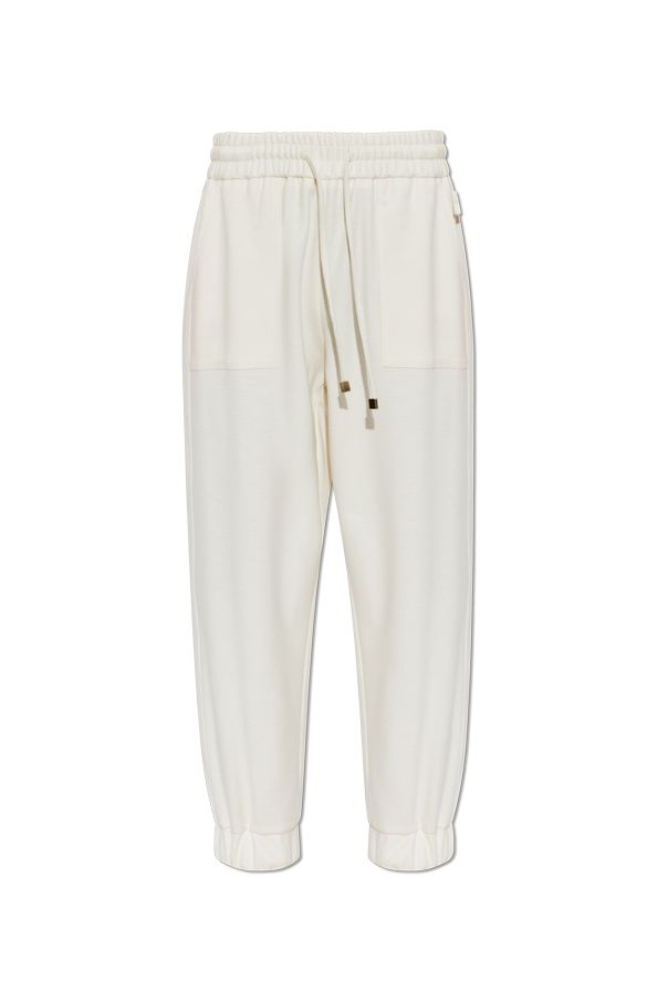 Trousers with elasticated cuffs od Fabiana Filippi