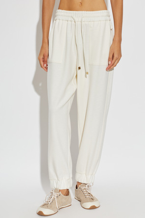 Fabiana Filippi Trousers with elasticated cuffs