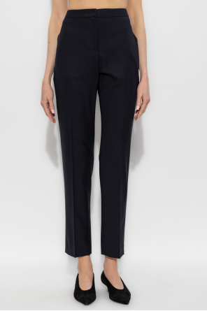 Fabiana Filippi Pantalones de lana con raya marcada