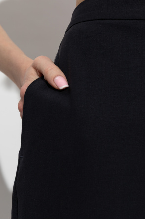 Fabiana Filippi Pantalones de lana con raya marcada