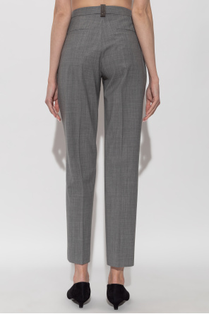 Fabiana Filippi Pantalones de lana con raya marcada