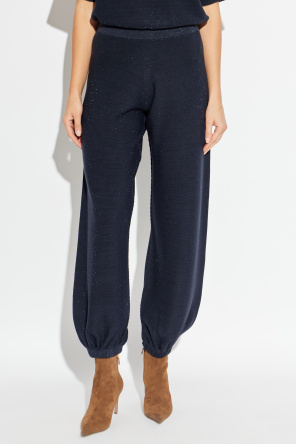 Fabiana Filippi Trousers with lurex thread