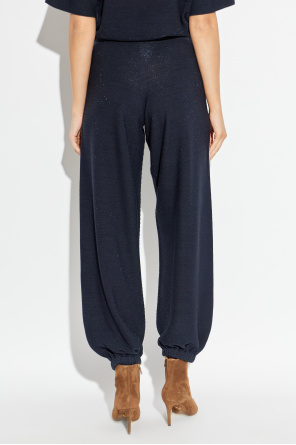 Fabiana Filippi Trousers with lurex thread