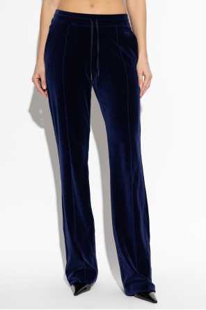 Tom Ford Welurowe spodnie dresowe
