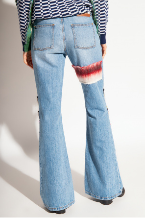 marni Red Flared jeans
