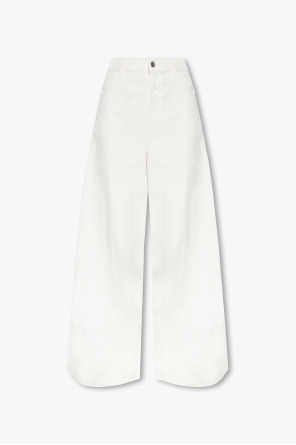 Trousers with velvet finish od Marni