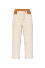Marni High-waisted cotton trousers
