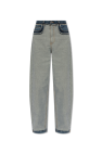 Marni BLUE Jeans with inside-out effect