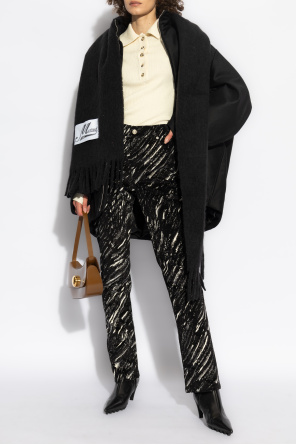 Trousers with velvet finish od Marni