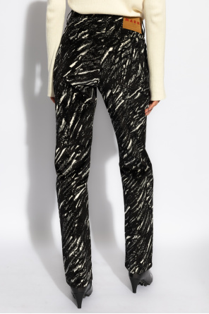 Marni Pants with velvet finish