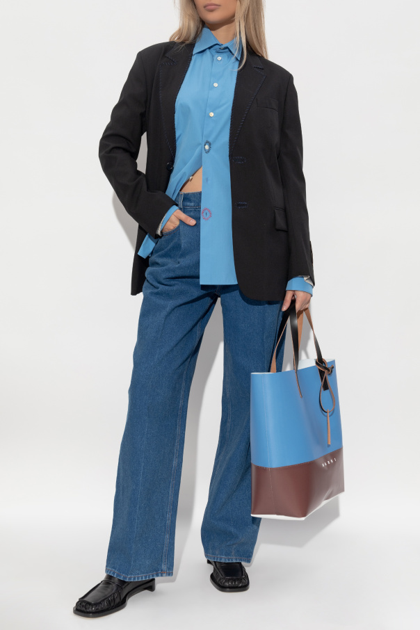 Marni Jeansy z logo
