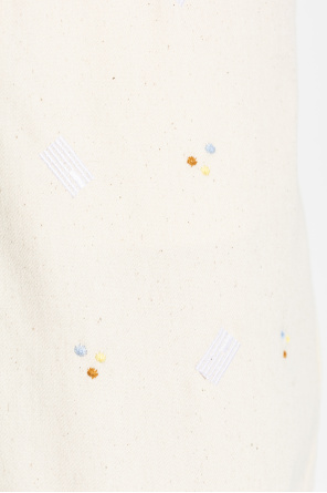 Marni Pantalones con patrón bordado