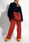 marni denim Sweatpants with brushed stripes