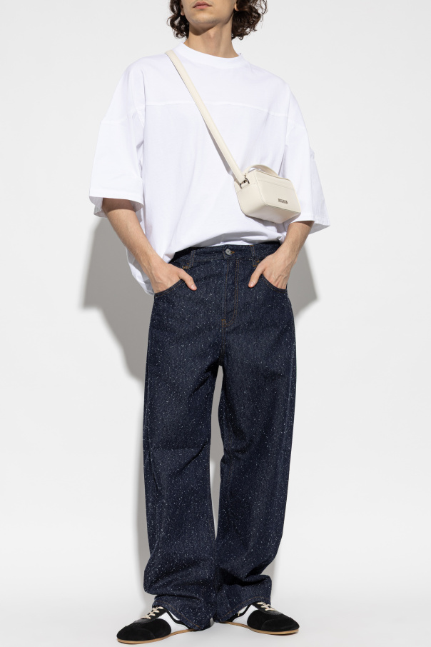 Jacquemus Jeansy z efektem `vintage`