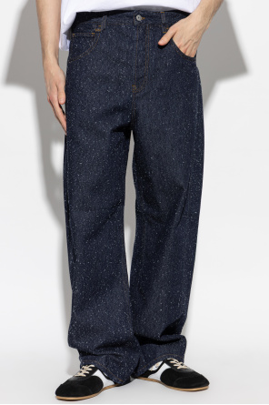 Jacquemus Jeansy z efektem `vintage`