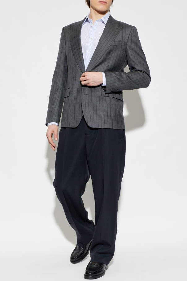 Jacquemus Wool pleated trousers