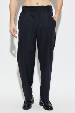 Jacquemus Wool pleated trousers