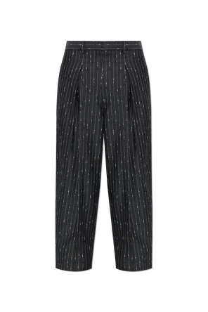 ‘Losange’ wool trousers