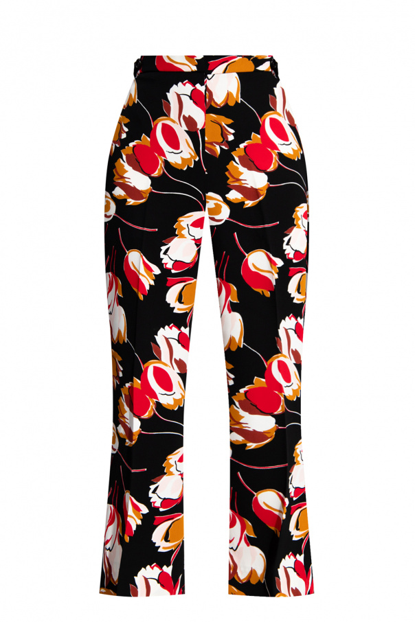 Marni Floral print trousers