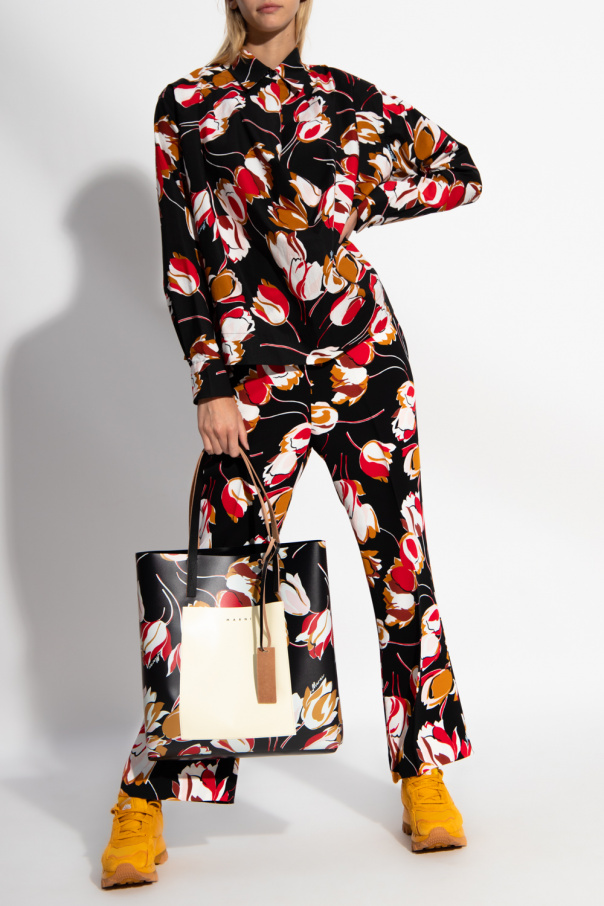 Marni Floral print trousers
