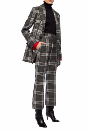 Creased patterned trousers od Marni