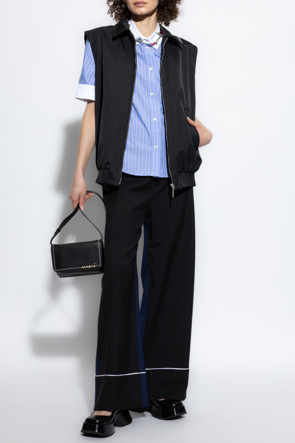 Marni Wool high-waisted trousers