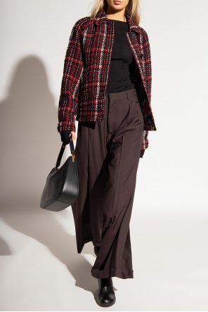 Wool pleat-front trousers od Marni