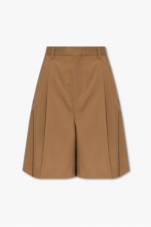 Marni metallic A-line skirt