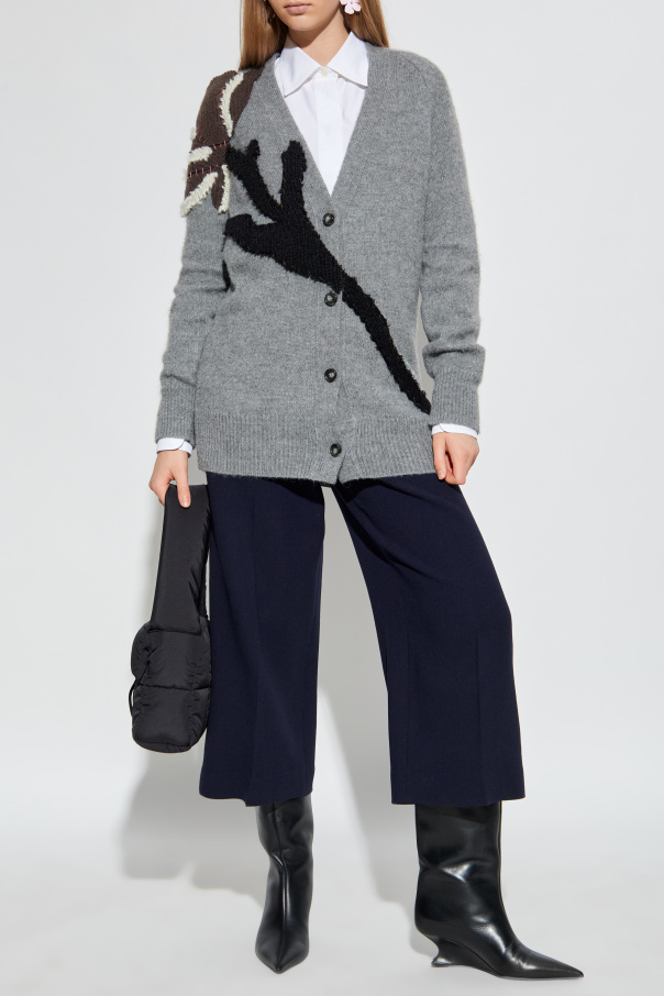 Marni Wide-leg pleated trousers