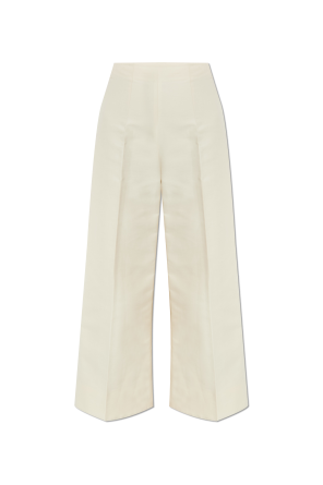 Creased trousers