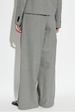 Marni Pantalones de corte holgado con estampado a cuadros