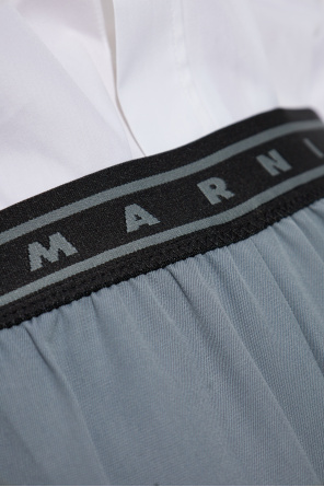 Marni Wełniane spodnie