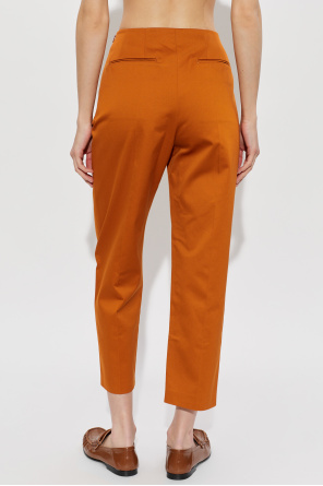 Marni Cotton trousers with stitching on the legs