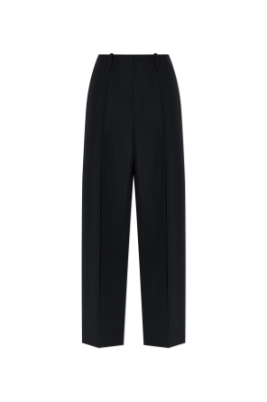 Creased trousers