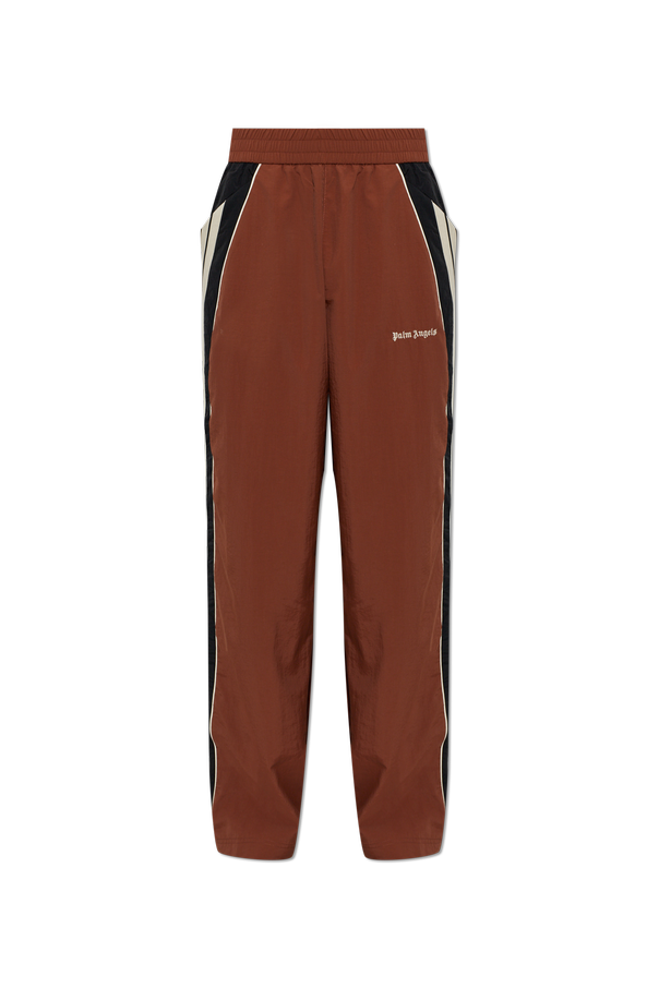 Sweatpants with an appliqué logo od Palm Angels