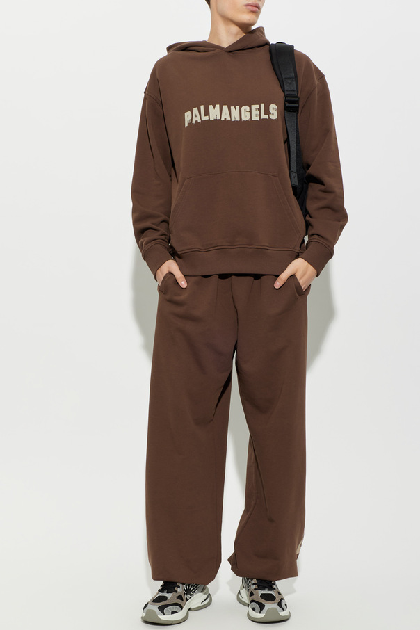 Palm Angels Printed logo track pants