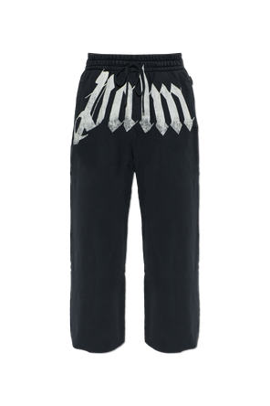 Sweatpants with cuffed legs