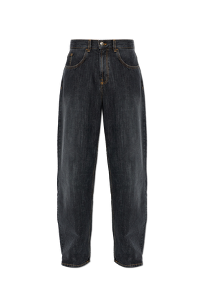 Straight-leg jeans