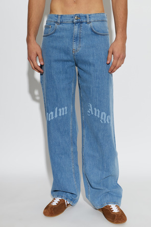 Palm Angels Wide-Leg Jeans