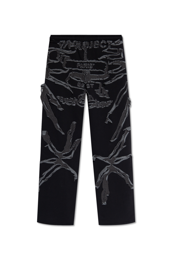 Projek Raw Men's Black Drawstring Cargo Capri Pants - Size Small