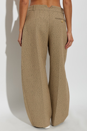 Jacquemus Bavlněné kalhoty ‘Ovalo’