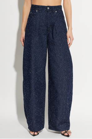 Jacquemus Jeansy z efektem `vintage`