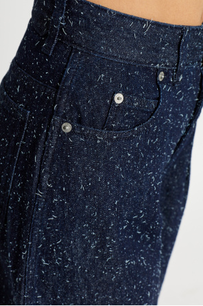 Jacquemus Jeansy z efektem `vintage`