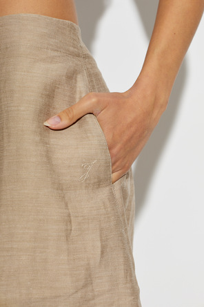 Jacquemus Pantaloni cu croială dreaptă „Ovalo”