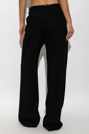 Tom Ford Pantalones con raya planchada