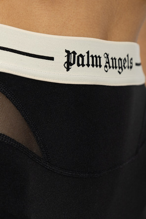 Palm Angels Leggings com logótipo
