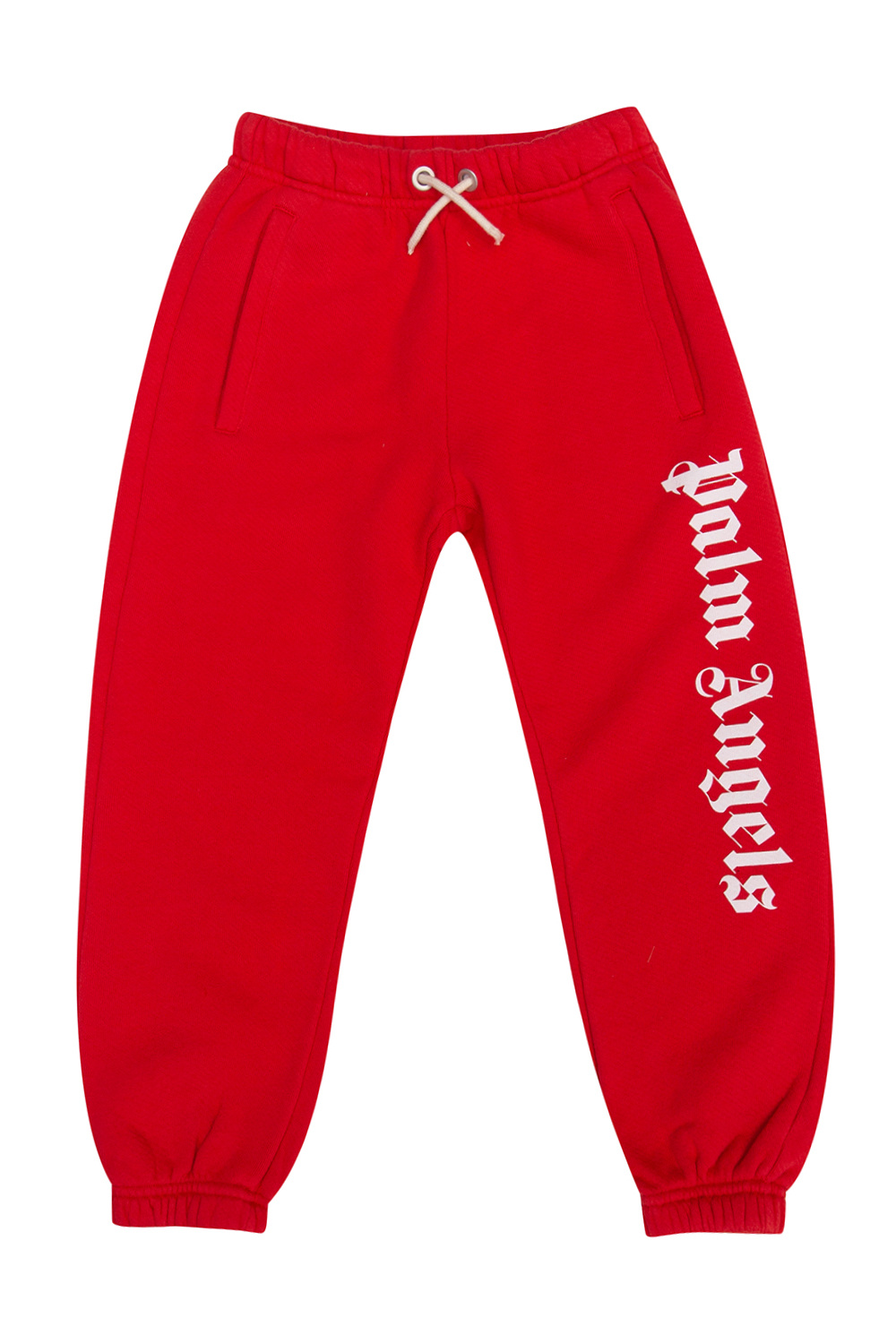 scalloped-hem cotton shorts Sweatpants with logo