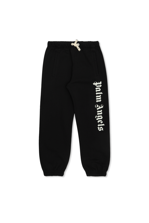 Sweatpants with printed logo od Palm Angels Kids