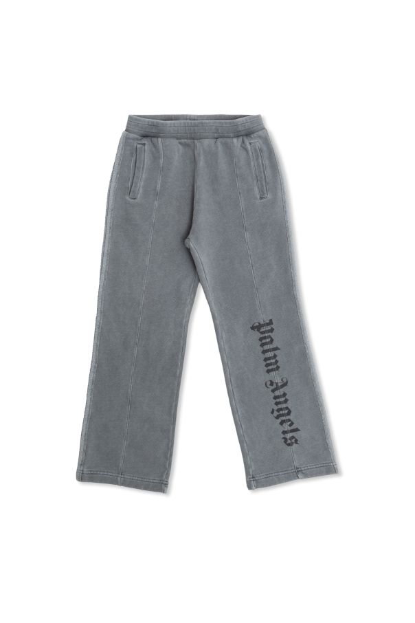 Palm Angels Kids Cotton trousers