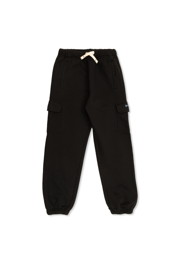 Sweatpants with printed logo od Palm Angels Kids